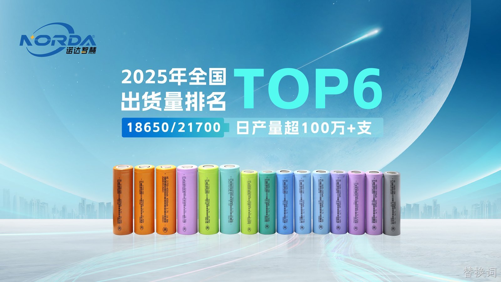 实力突围！圆柱电芯出货量跃升TOP6！